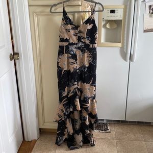 Lulu’s floral black dress